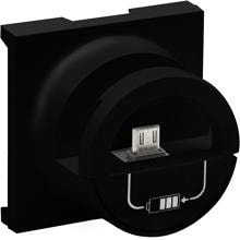 Legrand 864525 Abdeckung Micro-USB Niloe Step schwarz