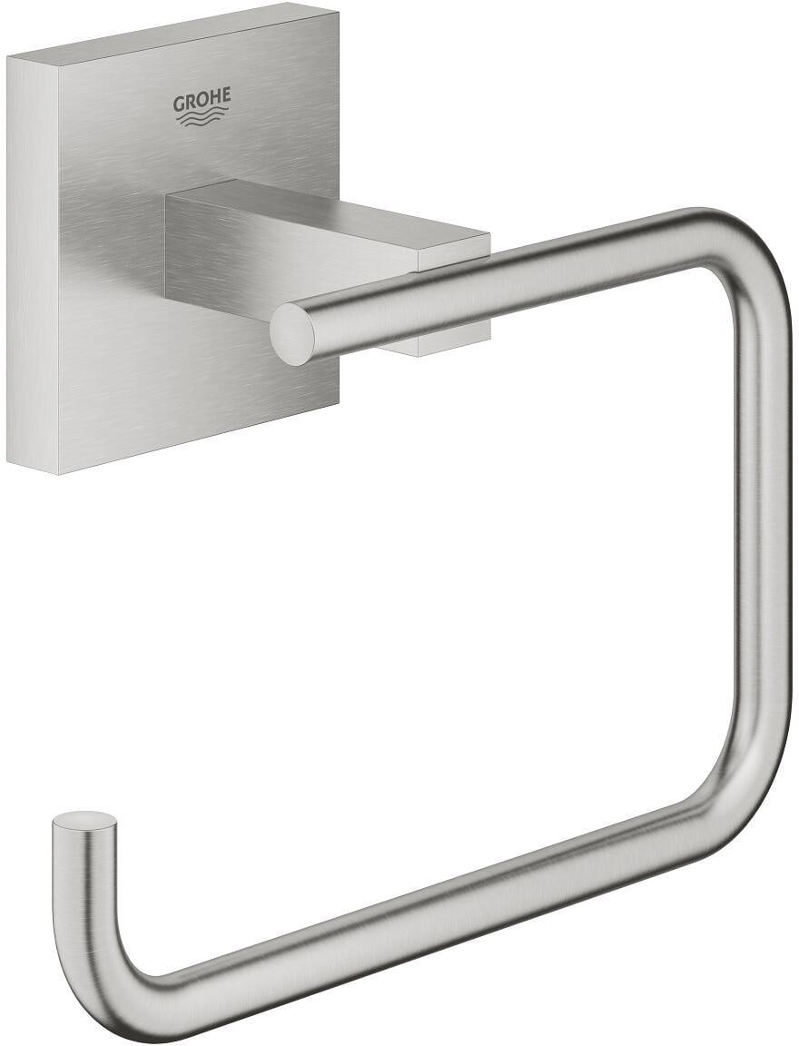GROHE Start Cube Toilettenpapierhalter, Quickfix, supersteel (40978DC0)