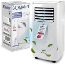 Bomann CL 6061 CB Klimagerät, 792 W, 7000 BTU/h, 2-stufig, 3 Funktionen, Sofort-Start-Paket weiß