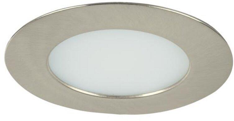 Brumberg SINCINDA MAXI-R LED-Einbaudownlight IP44, 7,5W, 500lm, 2900K, nickel matt (12129153)