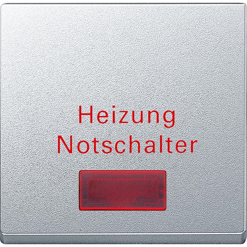 Merten MEG3327-0460 Wippe für Heizungs-Notschalter, System M, Aluminium matt