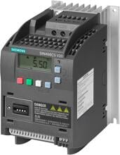 Siemens 6SL3210-5BE15-5CV0 SINAMICS V20 3AC 380-480V -15/+10 % 47-63Hz Nennleistung 0,55kW mit 150 % Überlast für 60 Sek. integrierter Filter C3 I/O