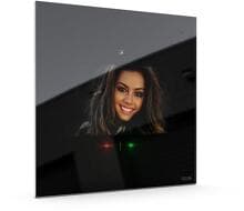 M-E Vistadoor VDV-1107-S mit 7 Zoll Monitor iP (App), Bildspeicher, Freisprechen, Sensortouch & mp3, schwarz (41281)