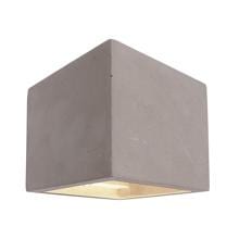 DEKO-LIGHT Wandaufbauleuchte Cube, 25W, G9, grau (341183)