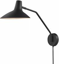 Nordlux Darci Wandleuchte, E27, 25W, schwarz (2120551003)