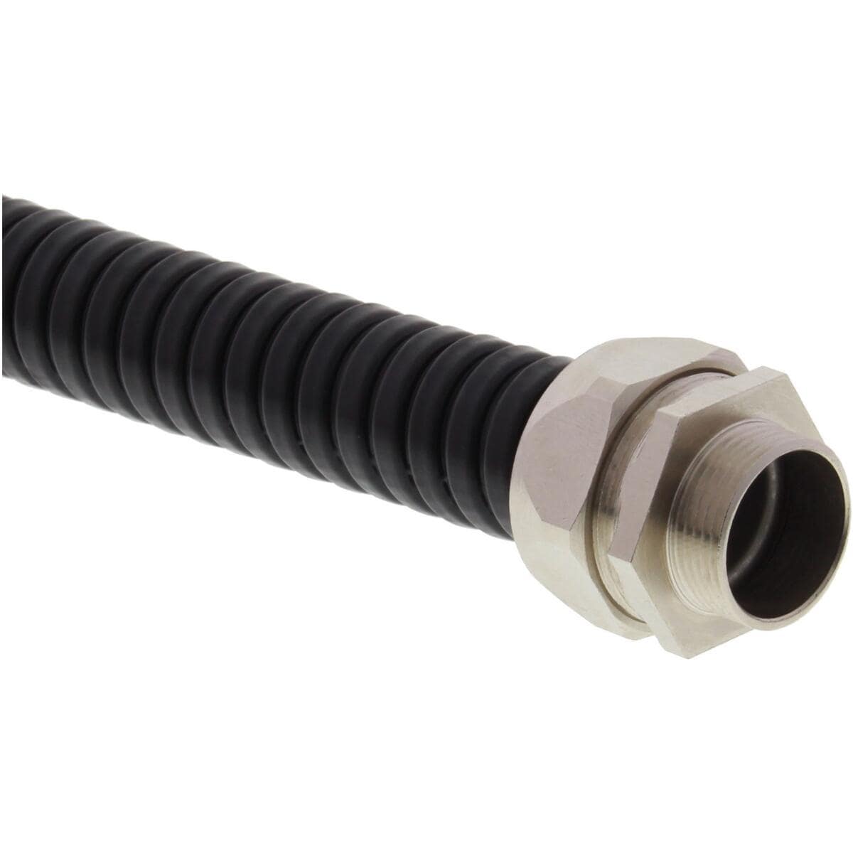 Wiska BMCG-PU-C-10-BK Schutzschlauch, Stahl, PU ummantelt, NW10, schwarz (10109055)