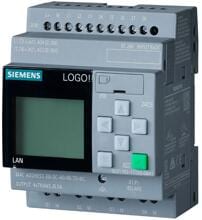 Siemens 6ED1052-1CC08-0BA2 LOGO! 24CE, Logikmodul, Display SV/E/A: 24V/24V/24V trans., 8DE (4AE)/4DA, SP. 400 Blöcke, modular erweiterbar, Ethernet, integr. Web-Server, Datalog