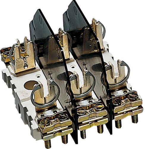Hager L00 Sicherungsunterteil NH00 3x160A, mit Käfigklemme bis 70 mm², für Montageplatte