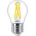 Philips LED Lampe in Tropfenform, E27, 3,4W, 470lm, 2200K, klar (929003013201)