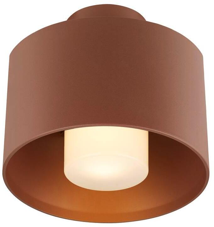 SLV PHOTONI CYL Deckenaufbauleuchte, zylindrisch, 1xmax.13W, E27, IP65, rost (1008200)