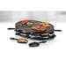 Unold 48795 Gourmet Raclette, 1200W, 8 Pfännchen, stufenlose Temperaturregelung, schwarz