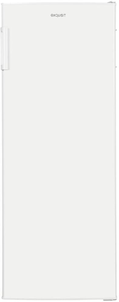 Exquisit KS320-V-H-040E Standkühlschrank, 55cm breit, 242L, 2 Eierablagen, LED Beleuchtung, weiß