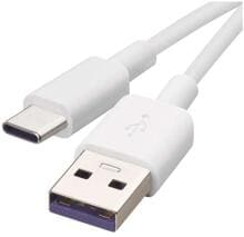 EMOS SM7026 USB Kabel 2.0 A Stecker, C Stecker, Länge 1,5m, weiß (2335076011)