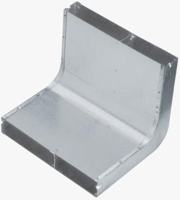 Hager UKK240382 Vertikalkrümmer 2-zügig aus Stahlblech zu UK 240x38mm