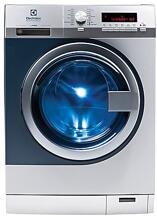 Electrolux Professional myPRO WE170V 8kg Gewerbewaschmaschine, 59,7 cm breit, 1400 U/Min, Absperrventil, inox/dunkelblau