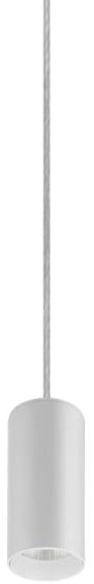 Brumberg TRAXX MICRO LED-Decken-Pendel-Leuchte, 230 V AC, 50 Hz, rund, CRI > 90, 9 W, 40°, 3.000 K, weiß (88854173)