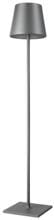 Brumberg NIOBE Stehleuchte für E27-LED-Leuchtmittel, 3 x max. 15W LED, IP54, Höhe 1.500 mm, graphit struktur, (65101103)