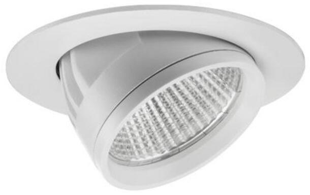 Brumberg ARTEMIS MAXI LED-Einbaurichtstrahler 230 V AC, 50Hz, rund, CRI > 90, 41,5W, 5243lm, 20°, 3.000K, dreh- und schwenkbar, DALI dimmbar, Reflekto