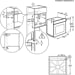 AEG Kombi 3021P Einbauherd-Set mit Glaskeramikkochfeld (EPS33102ZM + HE604062XB), A+, 72l, strahlenbeheizt, Pyrolyse, Kühlgebläse, edelstahl