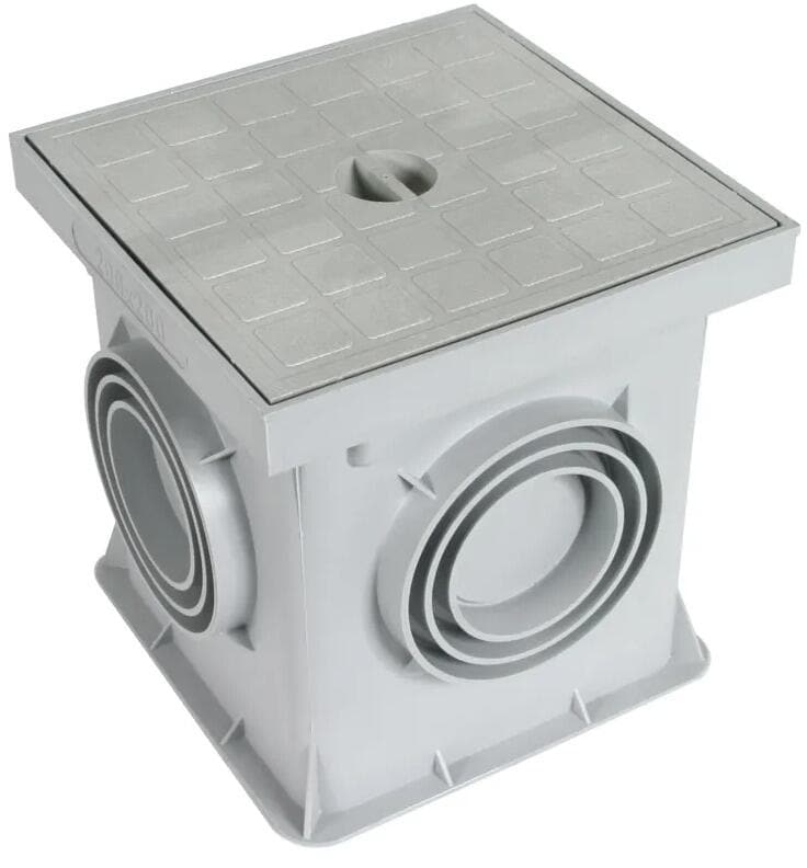 Dehn UFTSK 197X197X204 K UF-Trennstellenkasten ohne Trennstelle, 197x197x204mm, grau (549051)