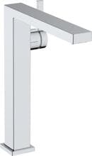 hansgrohe Tecturis E Einhebel-Waschtischarmatur 240 Fine CoolStart für Aufsatzwaschtische mit Push-Open Ablaufgarnitur, Messing, 5 l/min, Chrom, (73073000)