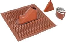 Dehn DADS D10 16 48 AL ROT Dachdurchführungsset mit Alu- Dachziegel für D 10/16/48mm, rot (105246)