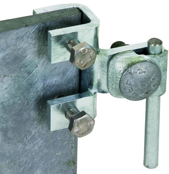 Dehn Anschlussklemmen für Stahlträger Ausführung senkrecht mit Klemmbock AK 6.10 KB S KBF18 35 STTZN, M8x25mm (372140)