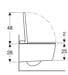 Geberit AquaClean Sela WC-Komplettanlage Wand-WC, chrom (146220211)