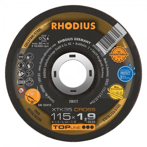 Rhodius XTK35 Trennscheibe 115x1,9x22,23 (208372)
