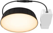 SLV DOWNLIGHT V Einbauleuchte, 200mm Ausschnitt, 3000/4000K, 15/21W, 2360/2490lm, schwarz (1007510)