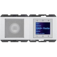 Berker 30807009 Radio Touch mit Lautsprecher, DAB+, Bluetooth, K.x, polarweiß glänzend