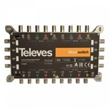 Televes MS98NCQ NEVO Multischalter, quadtauglich, 9 Eingänge, 8 Ausgänge (714201)