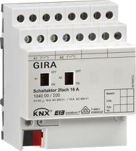KNX Schaltaktor 2fach 16 A mit Handbetätigung, Gira 104000