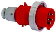 Bals CEE Stecker, 16A, 5-polig, 6h, IP67, 400V, Quick Connect, rot (21239)