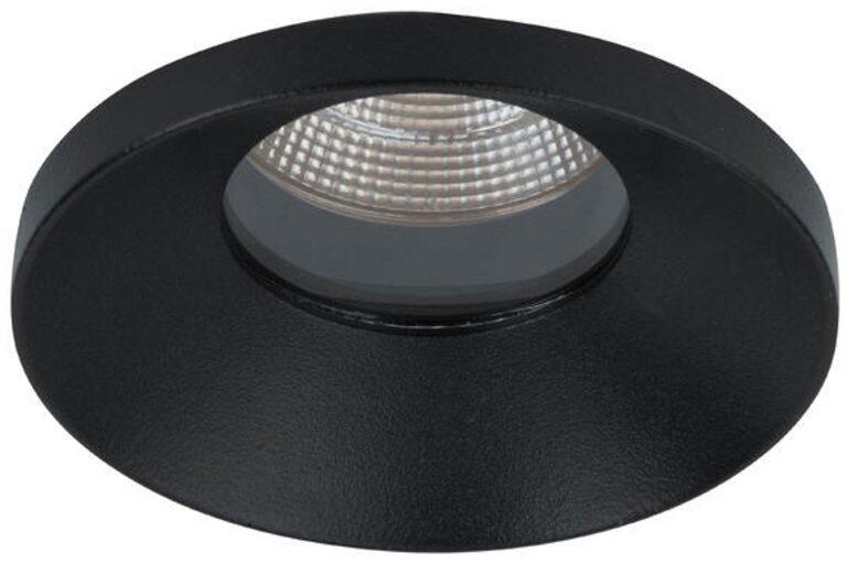 Brumberg WANETA LED-Einbaudownlight, IP54, 9.2W, 840lm, 4000K, starr, rund, strukturschwarz (12270184)