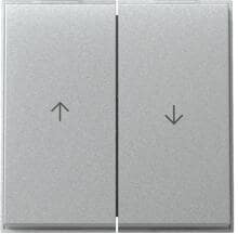 Gira 329465 Wippe mit 2 Pfeilsymbolen, 2fach, TX_44, Aluminium