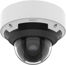 Hanwha Vision 2MP AI IR Vandalen-Dome-Kamera, 2,8-12mm (4,3x) motorisiertes Varioobjektiv, IR 15m, Tag & Nacht, extremeWDR (150 dB), IP66/IP67/IP6K9K, IK10+, weiß (XNV-6083RZ)