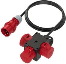 PCE Mobilverteiler, Kunststoff Baureihe ST.ANTON, 3x16/5, 1.5m5G1.5H07St16/5 m.B., IP44 (9430718)