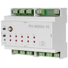 Elektrobock PH-WS04-10 Empfänger für DIN-Schiene, 10 Kanal, Weiß