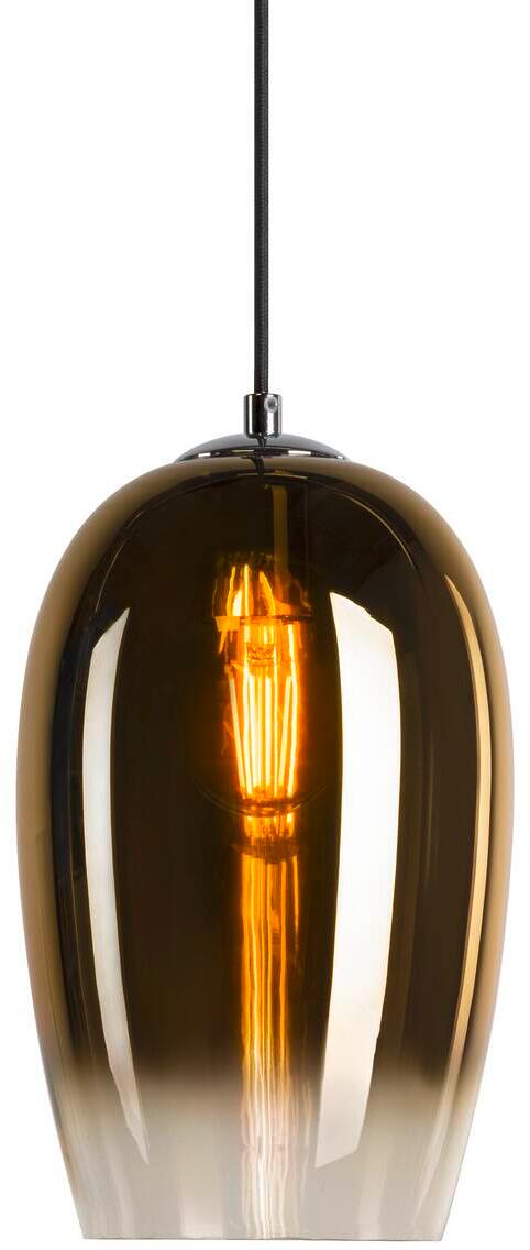 SLV PANTILO OVAL PD Pendelleuchte, E27, max. 15W, Glas, gold (1006403)