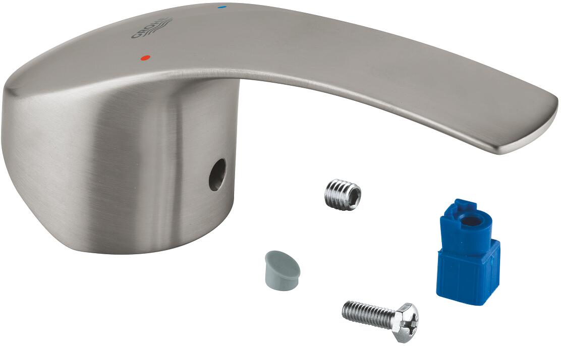 GROHE Eurosmart Einhand-Waschtisch Hebel, für 35 mm Kartusche, supersteel (46897DC0)