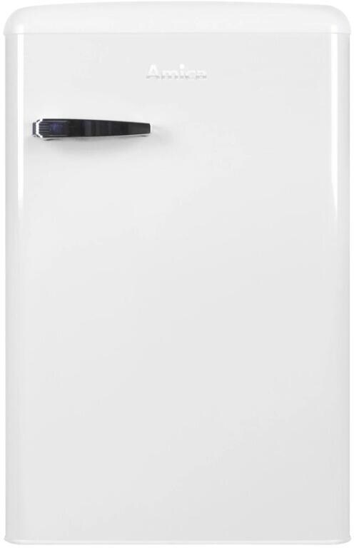 Amica KSR 361 160 W Retro Standkühlschrank mit Gefrierfach, 55 cm breit, 108 L, weiß