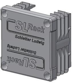 SL Rack Kunststoff-Endkappe RAIL 40, 40x40, grau (94640-06)