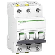 Schneider Electric Acti9 iC60 Leitungsschutzschalter, 3-Polig, 6kA, B-Charakteristik, 63A (A9F03363)