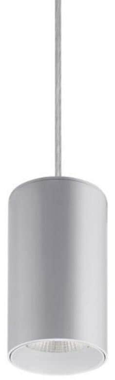 Brumberg Traxx Maxi LED-Pendelleuchte, 230 V AC, 50 Hz, CRI > 90, 28 W, 40°, 3.500 K, rund, silber (88884165DA)