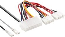 InLine Stromadapter intern, 20pol ATX-NT zu P8/P9 AT-Mainboard + Schalter (26641S)