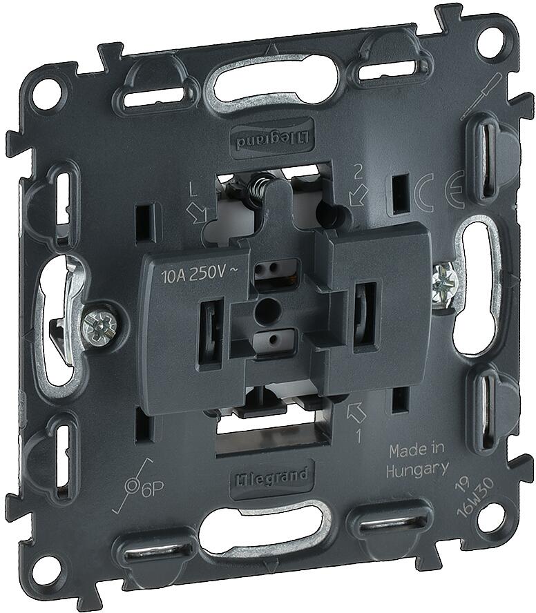 Legrand Einsatz IN’MATIC Taster Wechselkontakt 10A (752012)
