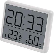 EMOS E6210 Thermometer mit Hygrometer, digital, Alarmfunktion, weiß (2603205000)