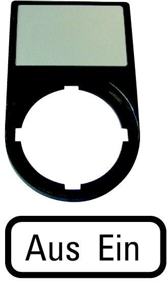 Eaton M22S-ST-D10 Träger + Schild AUS / EIN (216490)