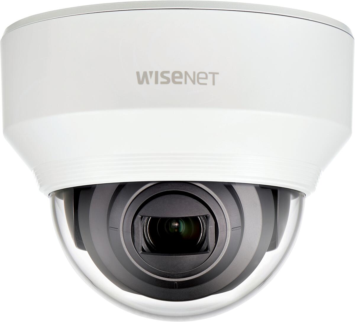 Hanwha Vision 2M Netzwerk-Dome-Kamera, 2,8-12mm (4,3x) motorisiertes Varioobjektiv, Tag & Nacht, WDR (150dB), PoE, weiß (XND-6080)
